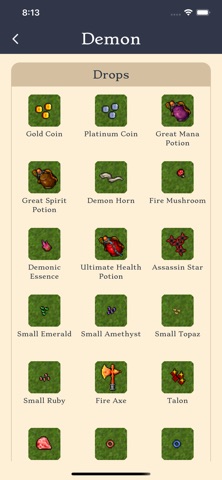 Tibian Almanac screenshot