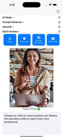 AI Photo Editing screenshot
