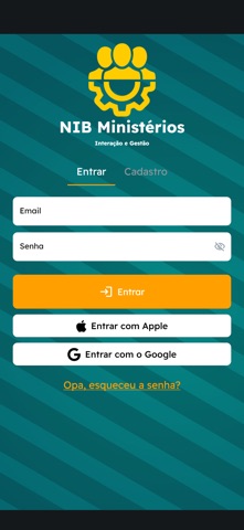 Ministérios NIB iPhone screenshot