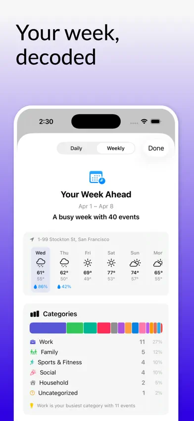 Horizon: Calendar Highlights screenshot 5