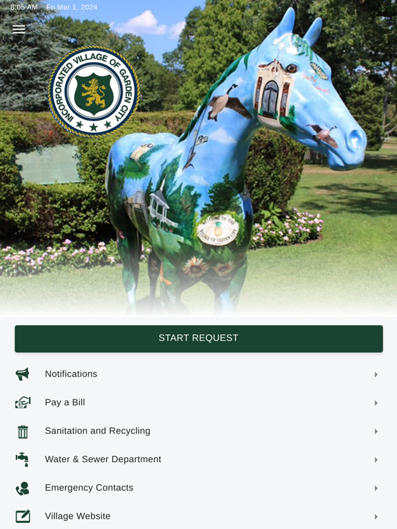 MyGardenCity iPad screenshot 1 - Utilities app