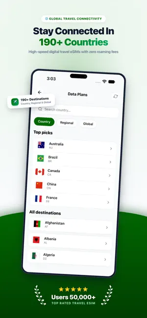 Mapians eSIM screenshot 1