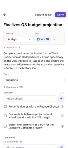 Todo-4 Screenshot 3 of 4