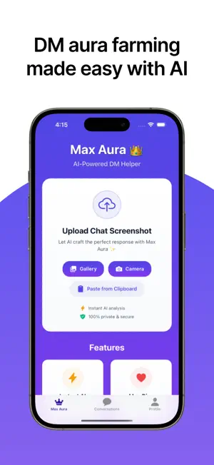 Max Aura - DM Reply Helper screenshot 1