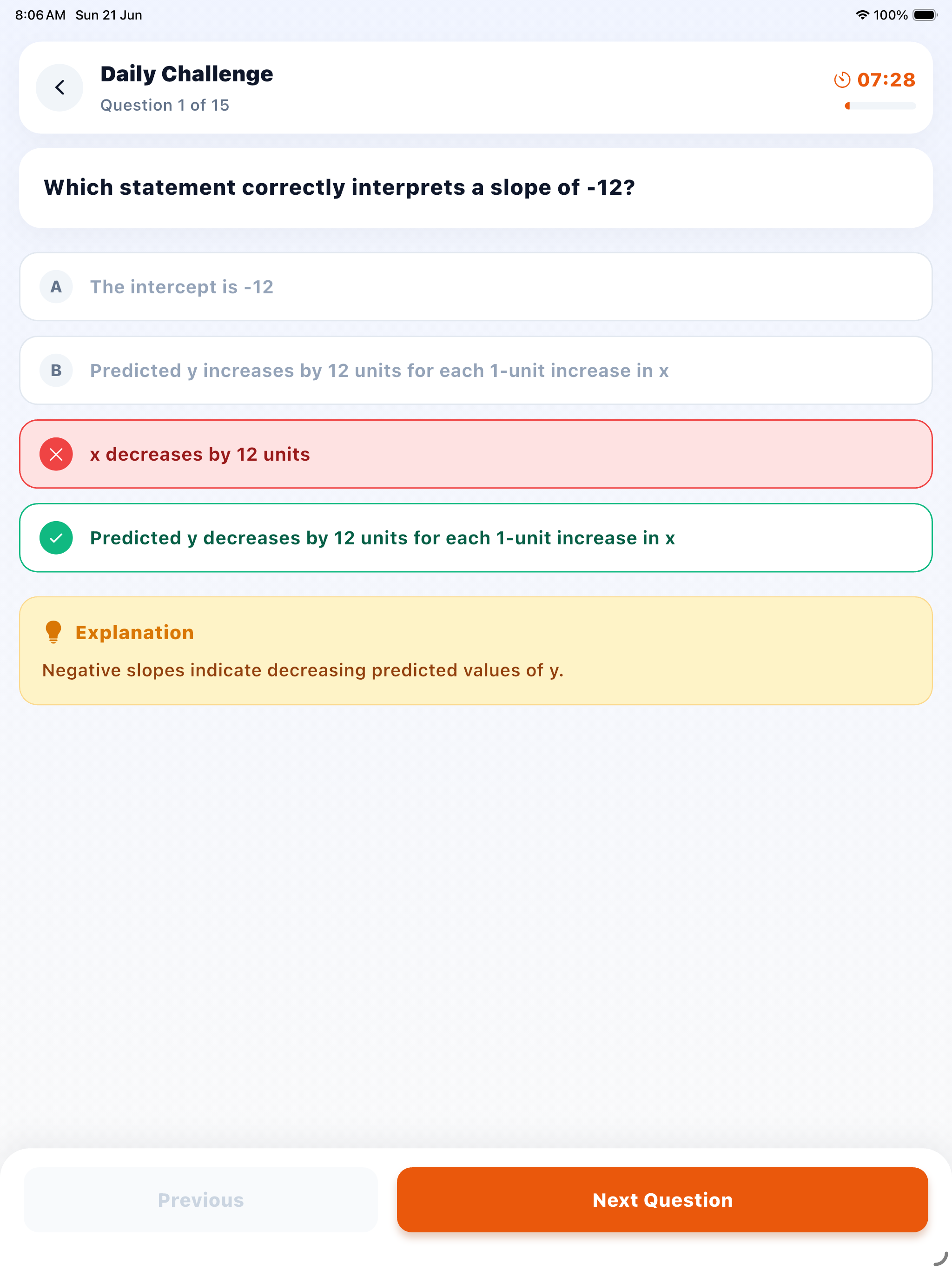 AP Statistics Practice screenshot 10