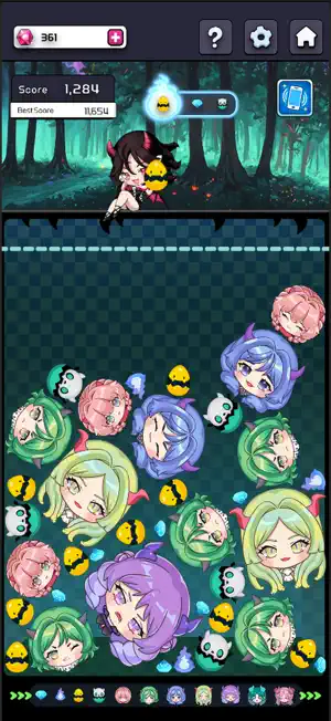 Merge party : Demon Girl screenshot 1