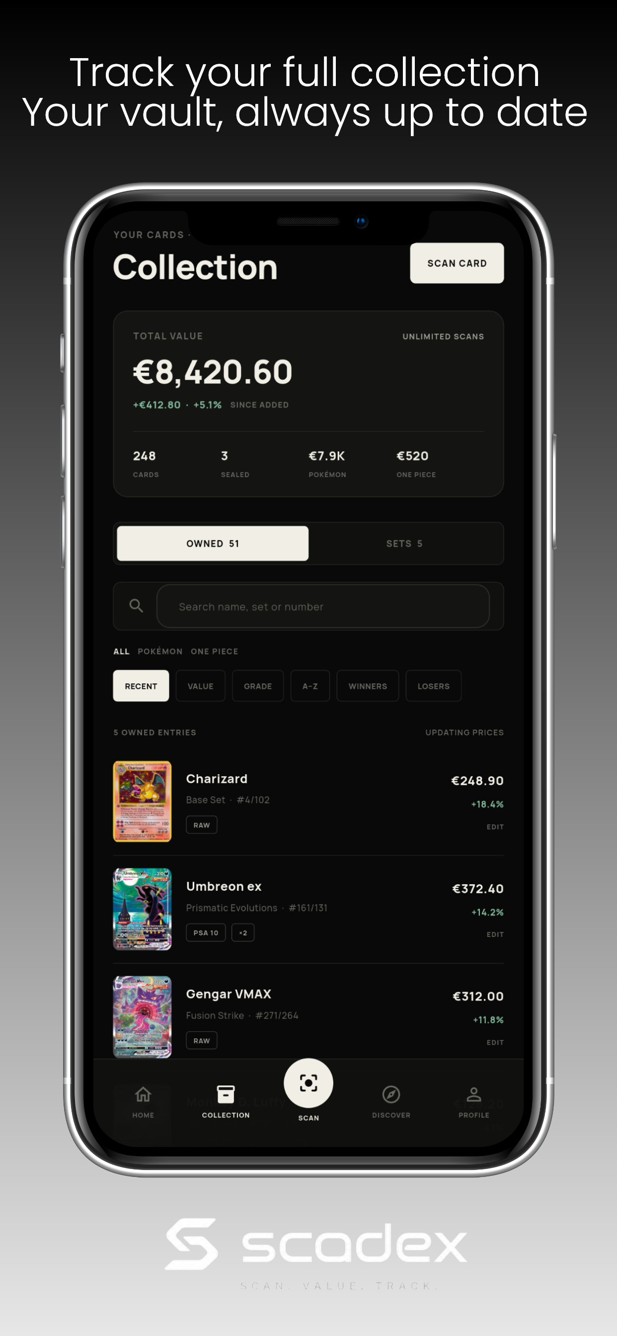 Scadex: TCG Card Value Scanner screenshot 4