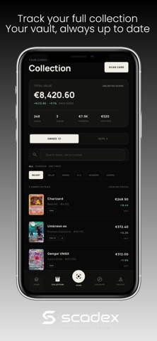 Scadex: TCG Card Value Scanner screenshot