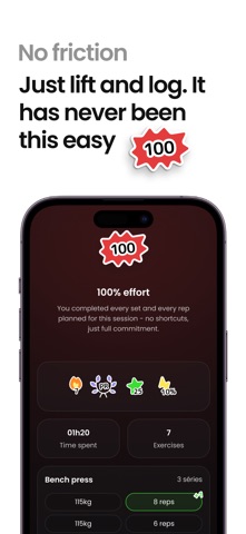 Peak - Workout tracker Screenshot 2 of 5