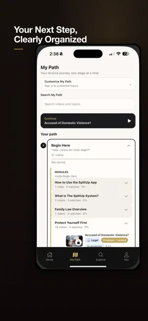 Split Up App screenshot 2