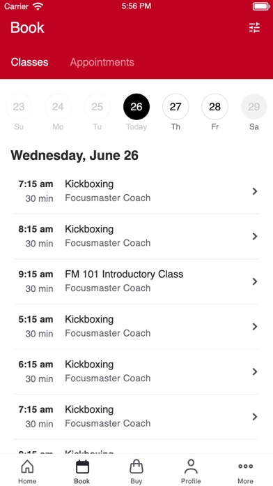 Focusmaster Fitness Screenshot