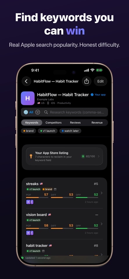 Shipy: App Keyword Tracker screenshot 1