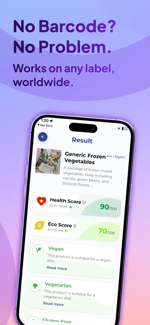 Screenshot #3 pour Food Check AI: Vegan Checker