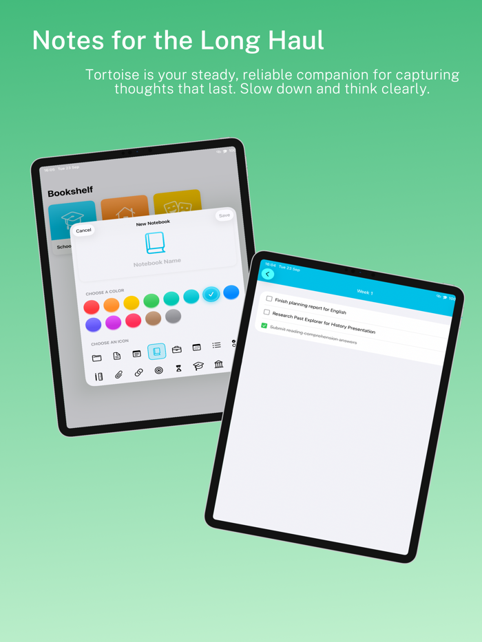Tortoise - Journaling  Notes