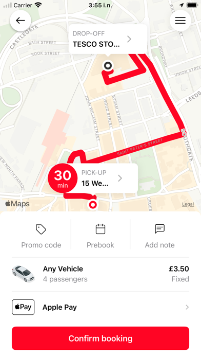 A1 Taxis Hudds Screenshot