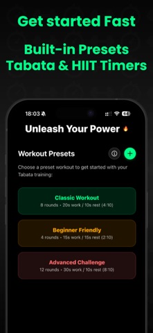 Tabata Timer: Interval Timer X Screenshot 1 of 3