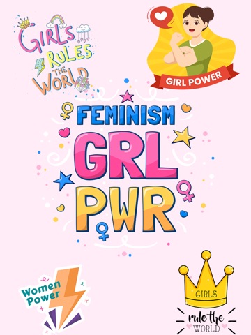 Girl Power Feminism iPad screenshot