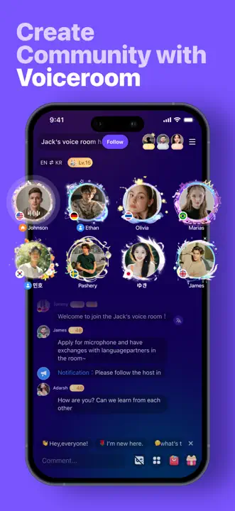 HelloTalk : capture d’écran 5 sur 7