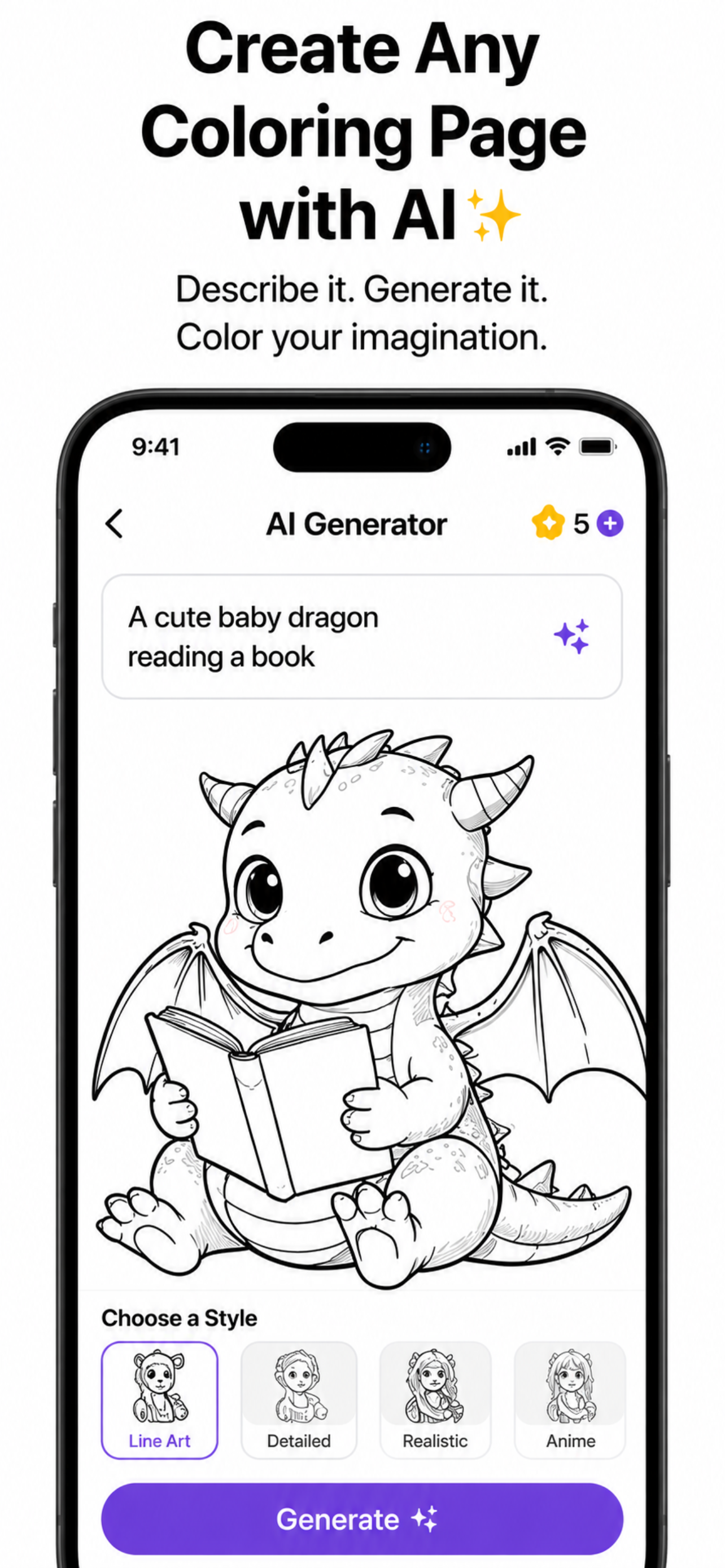 Color Pop: AI Colouring Book screenshot 7