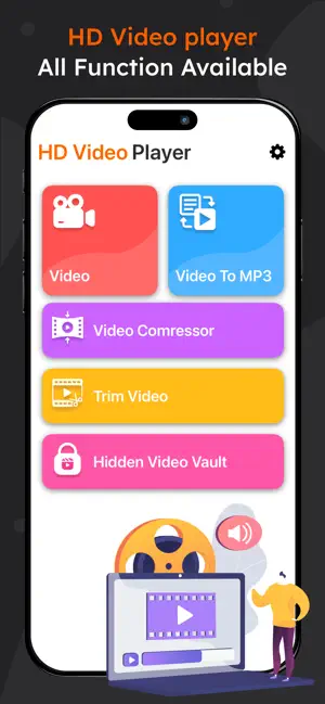 Playza - HD Video Player iPhone screenshot 1