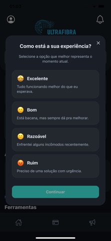 UltraFibra Internet screenshot