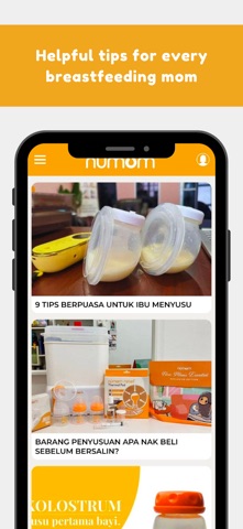 Numom iPhone screenshot