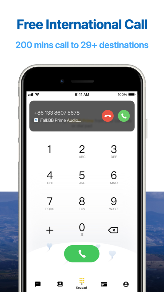 #5. iTalkBB Prime–Int'Nums&eWallet (iOS) By: iTalk Global Communications, Inc.