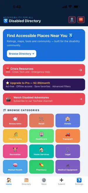 Disabled Directory screenshot 1