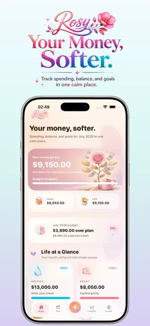 Rosy: Budget Planner screenshot 1