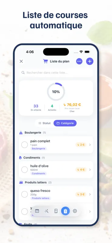 Cora - Menu Semaine IA screenshot 5 of 8