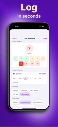Migraine Tracker Pressure Pal screenshot 4