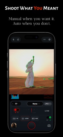 Iris : Manual Camera - Zero Ai iPhone screenshot