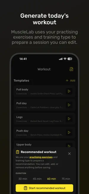 MuscleLab screenshot 2