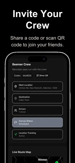 Convoy Tracker: Group Nav iPhone screenshot 4