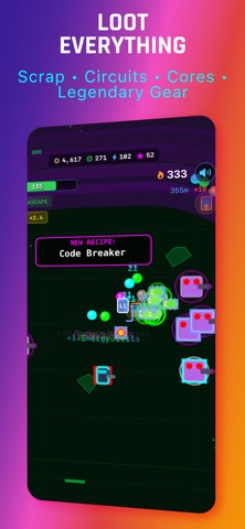 Neon Survivors iPhone screenshot