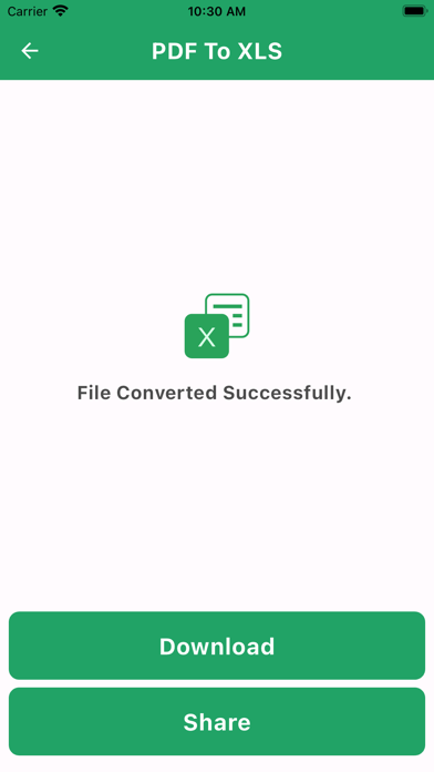 Screenshot #3 pour PDF to Excel : Converter Pro