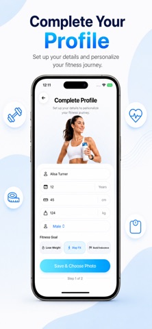 StepFit: Pedometer & Tracker iPhone screenshot