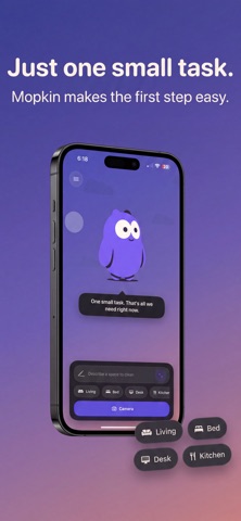 Mopkin: AI Cleaning Buddy iPhone screenshot