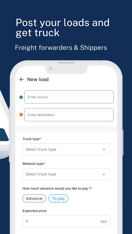 OpenFR8 Book Online Truck Load
