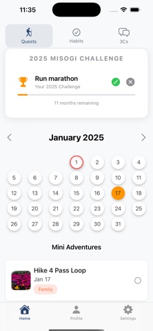 Misogi: Habit Tracker Screenshot 1 of 3