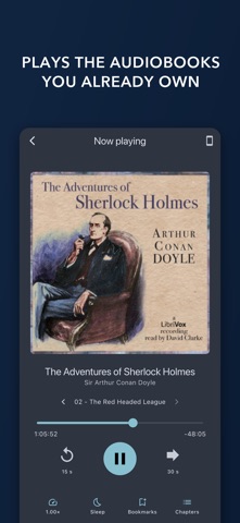 Nightjar: Audiobook Player screenshot 1