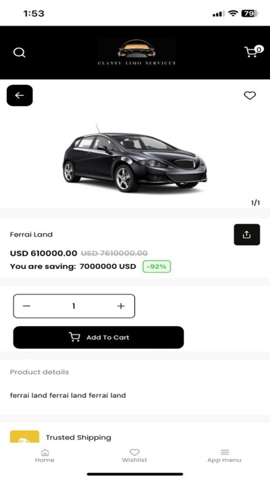 Classy Limo Screenshot