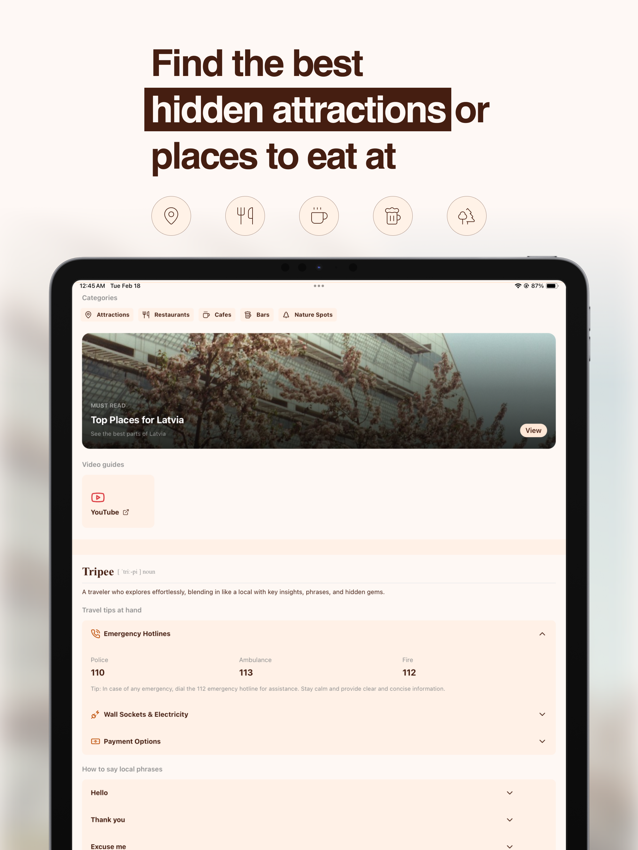 Tripee – Travel Planner