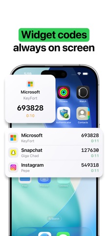 2FA Authenticator - KeyFort Screenshot 2 of 4