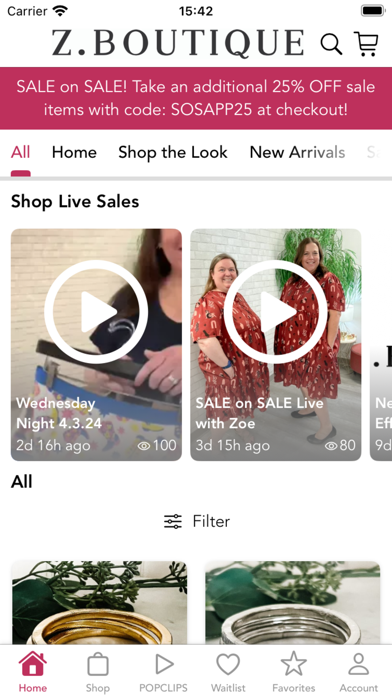 Z Boutique Screenshot