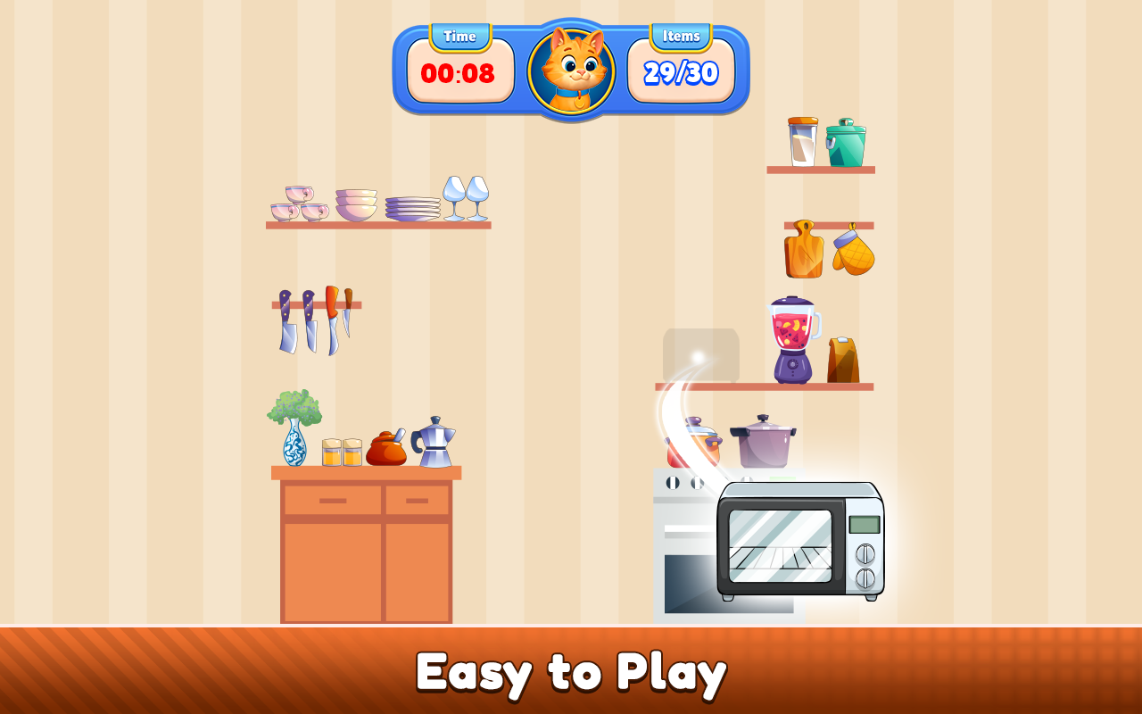 Cupboard Organizer Game