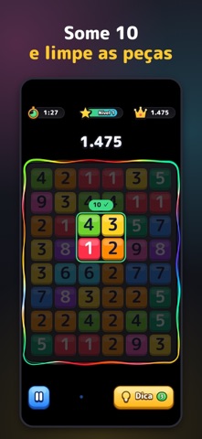 TenSnap: Jogo de somar 10 screenshot 1