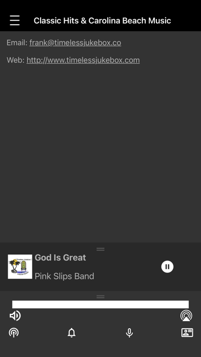 Timeless Jukebox Radio Screenshot
