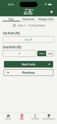 No caddy needed iPhone screenshot