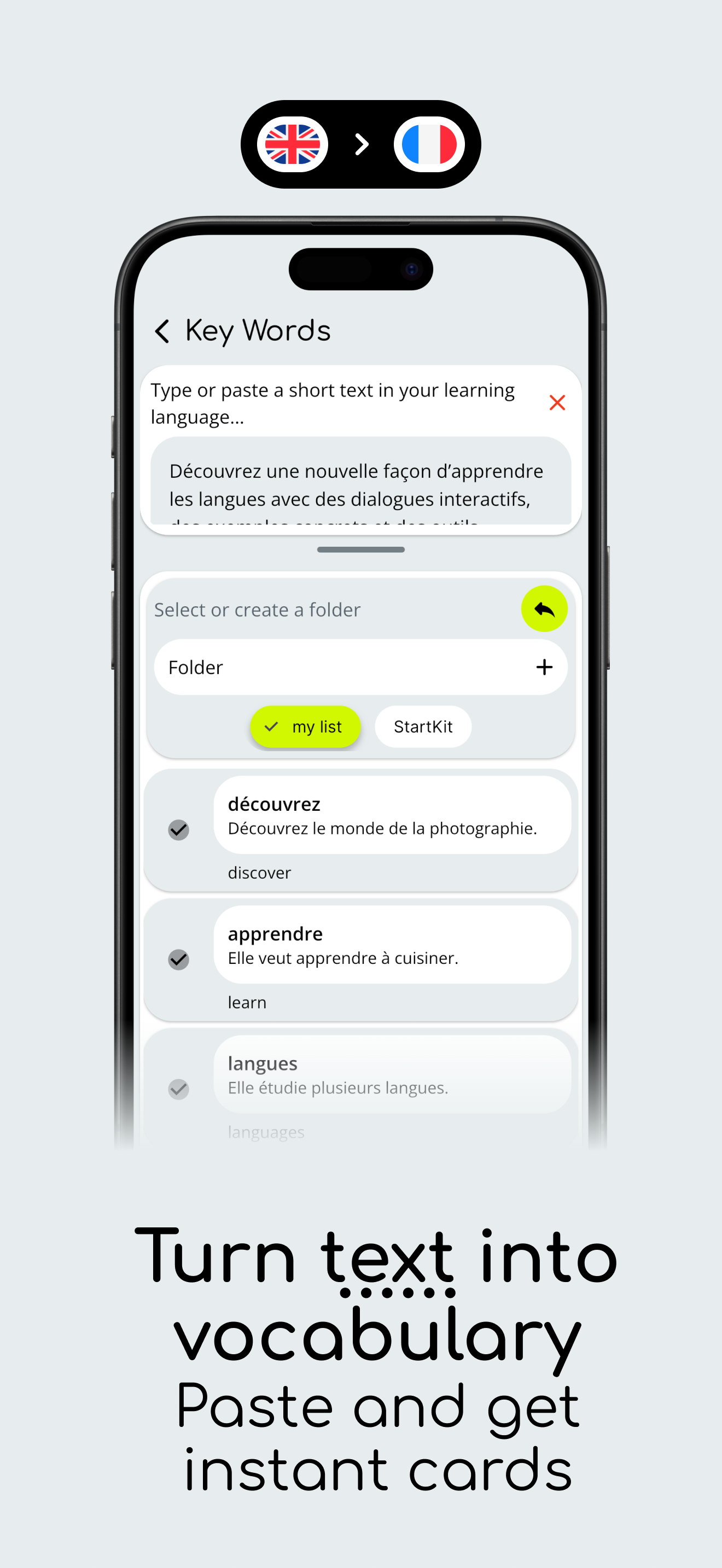 OuiVerb: AI Language Learning screenshot 5